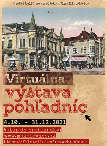 Virtuelle Postkartenausstellung des Philatelistenklubs in Levice