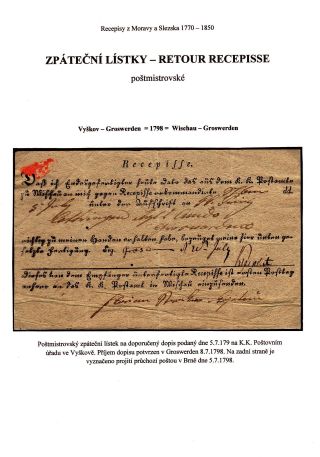 RECEIPTS FROM MORAVIA AND SILESIA – sheet 38