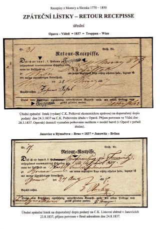 RECEIPTS FROM MORAVIA AND SILESIA – sheet 43