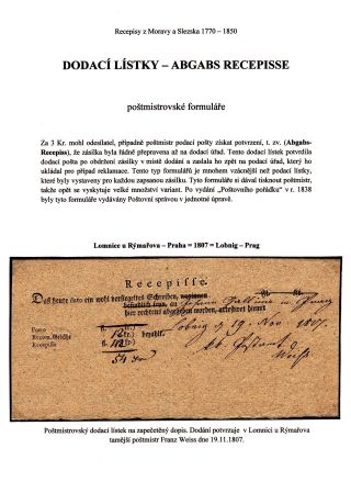 RECEIPTS FROM MORAVIA AND SILESIA – sheet 50