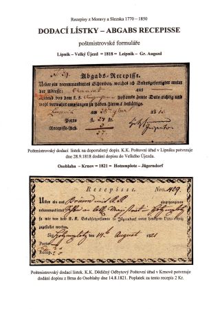 RECEIPTS FROM MORAVIA AND SILESIA – sheet 52