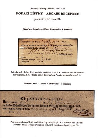 RECEIPTS FROM MORAVIA AND SILESIA – sheet 55