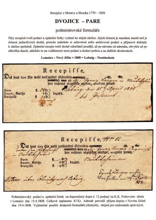 RECEIPTS FROM MORAVIA AND SILESIA – sheet 62