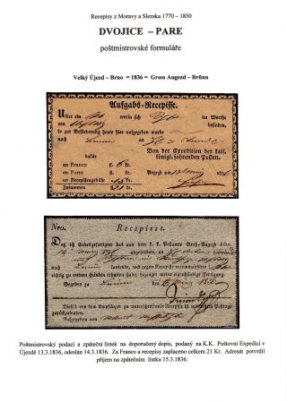 RECEIPTS FROM MORAVIA AND SILESIA – sheet 75