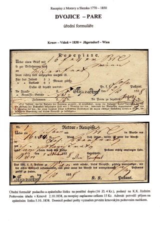 RECEIPTS FROM MORAVIA AND SILESIA – sheet 77
