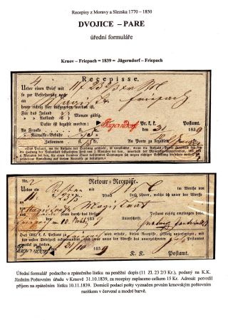 RECEIPTS FROM MORAVIA AND SILESIA – sheet 78