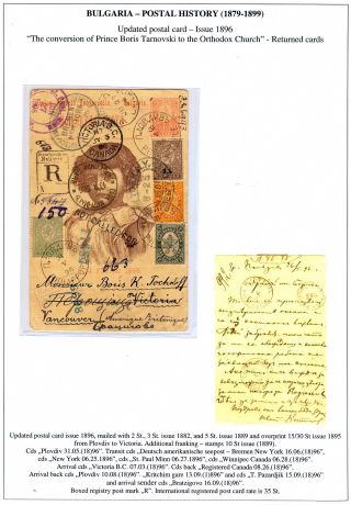 BULGARIEN: POSTGESCHICHTE 1879-1899 – Blatt 121