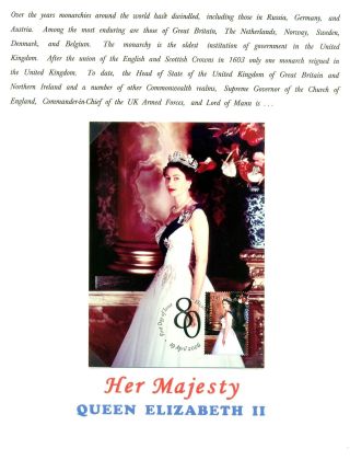 HER MAJESTY QUEEN ELIZABETH II – sheet 1