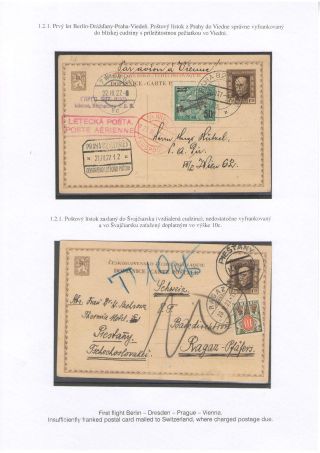 POSTKARTEN MIT WERTSTEMPEL T. G. MASARYK – Blatt 11