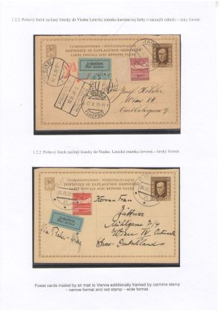 POSTKARTEN MIT WERTSTEMPEL T. G. MASARYK – Blatt 14