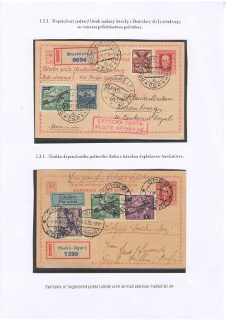 POSTKARTEN MIT WERTSTEMPEL T. G. MASARYK – Blatt 18
