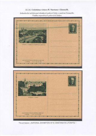 POSTKARTEN MIT WERTSTEMPEL T. G. MASARYK – Blatt 33