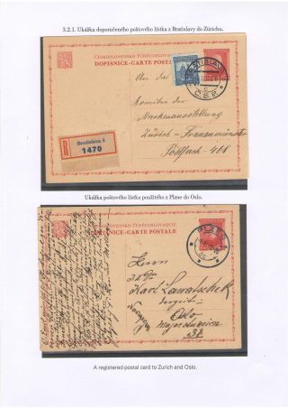 POSTKARTEN MIT WERTSTEMPEL T. G. MASARYK – Blatt 53