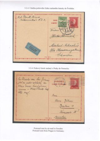 POSTKARTEN MIT WERTSTEMPEL T. G. MASARYK – Blatt 59