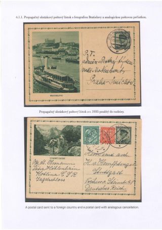 POSTKARTEN MIT WERTSTEMPEL T. G. MASARYK – Blatt 62