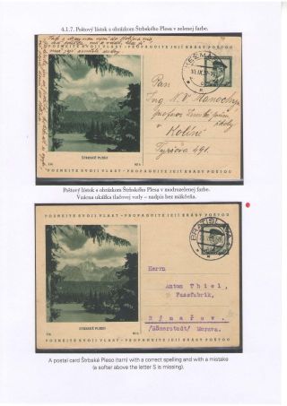 POSTKARTEN MIT WERTSTEMPEL T. G. MASARYK – Blatt 79