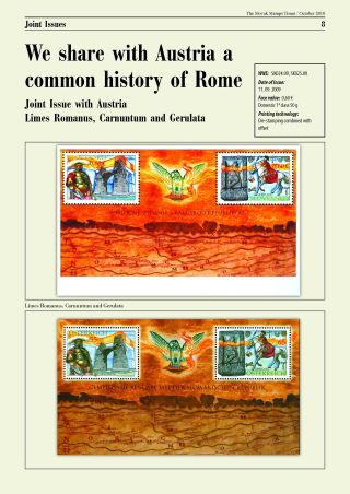 THE SLOVAK STAMPS "TIMES" - NEWS ABOUT THE SLOVAK POSTAGE STAMPS – sheet 8