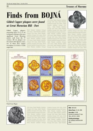 THE SLOVAK STAMPS "TIMES" - NEWS ABOUT THE SLOVAK POSTAGE STAMPS – sheet 11
