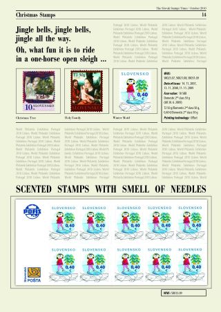 THE SLOVAK STAMPS "TIMES" - NEWS ABOUT THE SLOVAK POSTAGE STAMPS – sheet 14