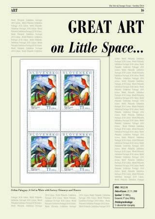 THE SLOVAK STAMPS "TIMES" - NEWS ABOUT THE SLOVAK POSTAGE STAMPS – sheet 16