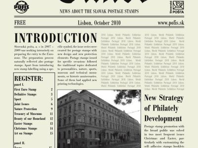 THE SLOVAK STAMPS "TIMES" - NEWS ABOUT THE SLOVAK POSTAGE STAMPS