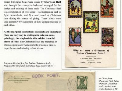 CHRISTMAS SEALS OF BRITISH INDIA 1941-1947