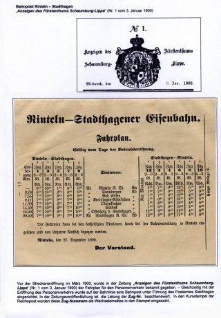BAHNPOST IM SCHAUMBURG – Blatt 42