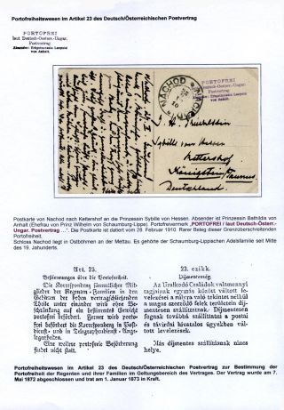 POSTAGE FREE LABELS "FREI IT. AVERS. Nr. 8" – sheet 7