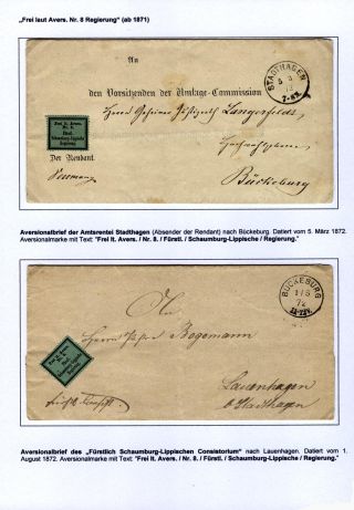 POSTAGE FREE LABELS "FREI IT. AVERS. Nr. 8" – sheet 23