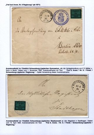 POSTAGE FREE LABELS "FREI IT. AVERS. Nr. 8" – sheet 26