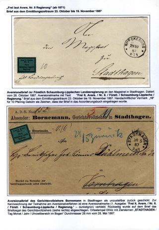 POSTAGE FREE LABELS "FREI IT. AVERS. Nr. 8" – sheet 28