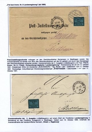 POSTAGE FREE LABELS "FREI IT. AVERS. Nr. 8" – sheet 30
