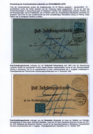 POSTAGE FREE LABELS "FREI IT. AVERS. Nr. 8" – sheet 36