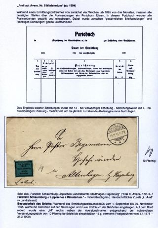 POSTAGE FREE LABELS "FREI IT. AVERS. Nr. 8" – sheet 41
