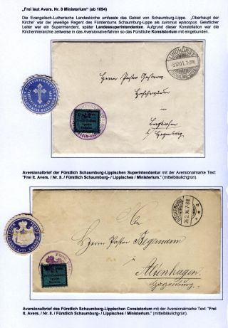 POSTAGE FREE LABELS "FREI IT. AVERS. Nr. 8" – sheet 42