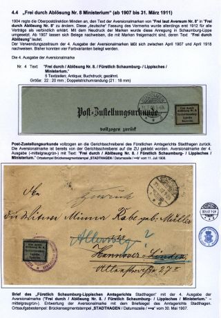 POSTAGE FREE LABELS "FREI IT. AVERS. Nr. 8" – sheet 45
