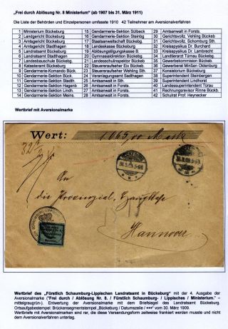 POSTAGE FREE LABELS "FREI IT. AVERS. Nr. 8" – sheet 46