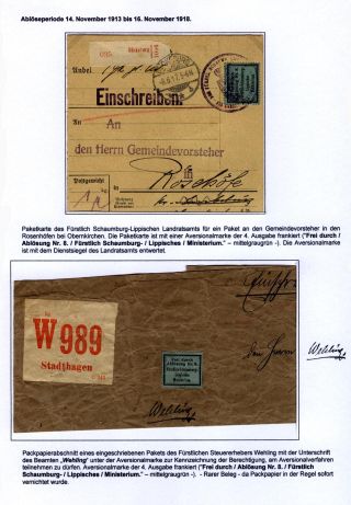 POSTAGE FREE LABELS "FREI IT. AVERS. Nr. 8" – sheet 58
