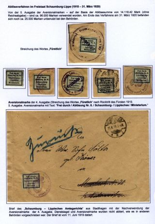 POSTAGE FREE LABELS "FREI IT. AVERS. Nr. 8" – sheet 62