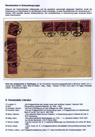 POSTAGE FREE LABELS "FREI IT. AVERS. Nr. 8" – sheet 72