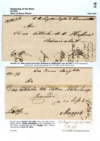 DIE POSTGESCHICHTE DER ÖSTERREICHISCHEN KRIEGSMARINE – Blatt 12