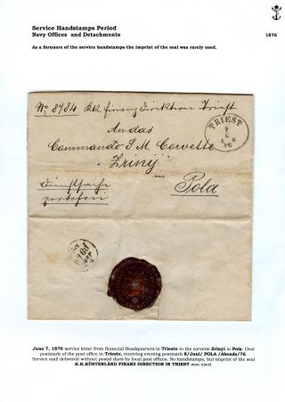 THE POSTAL HISTORY OF AUSTRIAN NAVY – sheet 22