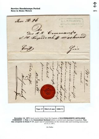 THE POSTAL HISTORY OF AUSTRIAN NAVY – sheet 26