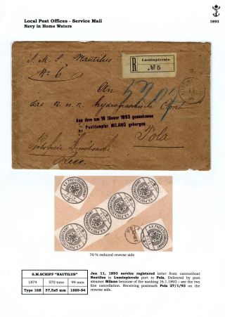 THE POSTAL HISTORY OF AUSTRIAN NAVY – sheet 36