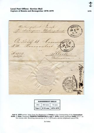 THE POSTAL HISTORY OF AUSTRIAN NAVY – sheet 37