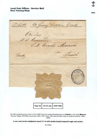 THE POSTAL HISTORY OF AUSTRIAN NAVY – sheet 43