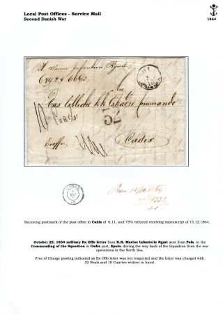 THE POSTAL HISTORY OF AUSTRIAN NAVY – sheet 50