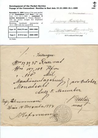 THE POSTAL HISTORY OF AUSTRIAN NAVY – sheet 61
