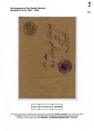 THE POSTAL HISTORY OF AUSTRIAN NAVY – sheet 69