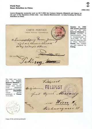 THE POSTAL HISTORY OF AUSTRIAN NAVY – sheet 77